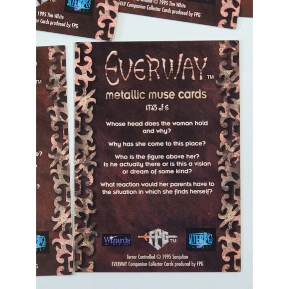 Wizards of the Coast - Everway RPG by Johnathan Tweet PARTS 50 cards - Picture 12 of 12